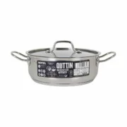 Caçarola com Tampa Quttin Hotel Aço ø 24 x 9 cm (4 Unidades) A Preço de Revenda - nacloset 2