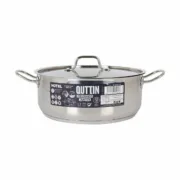 Caçarola com Tampa Quttin Hotel Aço Ø 28 x 11 cm (2 Unidades) A Preço de Revenda - nacloset 2