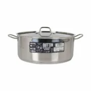 Caçarola com Tampa Quttin Hotel Aço ø 34 x 13 cm (2 Unidades) A Preço de Revenda - nacloset 2