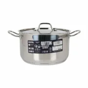 Caçarola com Tampa Quttin Hotel Aço ø 26 x 15 cm (2 Unidades) A Preço de Revenda - nacloset 2