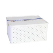 Caixa de Armazenagem com Tampa Tontarelli Arianna 33 x 29 x 16 cm (4 Unidades) Branco 13 L A Preço de Revenda - nacloset 2