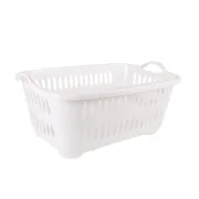 Cesto de Roupa Suja Tontarelli Cover line Com pegas Plástico Branco 62,5 x 44,5 x 27,5 cm (12 Unidades) A Preço de Revenda - nacloset 2