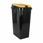 Caixote de Lixo para Reciclagem Tontarelli Amarelo 45 L (6 Unidades) A Preço de Revenda - nacloset 2
