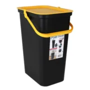 Caixote de Lixo para Reciclagem Tontarelli Moda Amarelo Preto 24 L (6 Unidades) A Preço de Revenda - nacloset 2