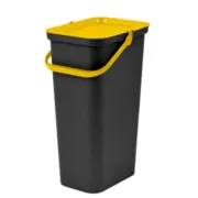 Caixote de Lixo para Reciclagem Tontarelli Moda Amarelo 38 L (4 Unidades) A Preço de Revenda - nacloset 2