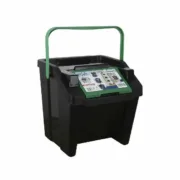 Caixote de Lixo para Reciclagem Tontarelli Moda Empilhável 28 L Verde (6 Unidades) A Preço de Revenda - nacloset 2
