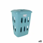 Cesto de Roupa Suja Tontarelli Laundry Azul 41 x 33,2 x 54,5 cm (12 Unidades) A Preço de Revenda - nacloset