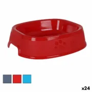 Comedouro para Cão Dem Pet 26 x 22 x 5 cm Plástico Quadrado (24 Unidades) A Preço de Revenda - nacloset