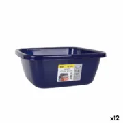 Bacia Dem Eco Azul Quadrado 6 L 29 x 29 x 12 cm (12 Unidades) A Preço de Revenda - nacloset