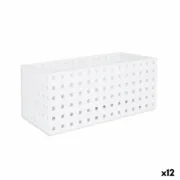Organizador de Gavetas Confortime Branco 27,5 x 13,5 x 12,2 cm (12 Unidades) A Preço de Revenda - nacloset