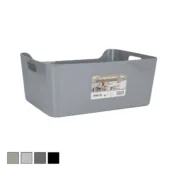 Cesta Multiusos Dem Com pegas 33 x 24 x 14,5 cm (12 Unidades) A Preço de Revenda - nacloset 2