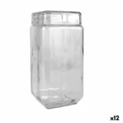 Frasco La Mediterránea Vidro 2,2 L 11 x 11 x 22,5 cm Quadrado (12 Unidades) A Preço de Revenda - nacloset