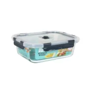 Lancheira Hermética Quttin Retangular 1L 21 x 16,1 x 6,9 cm (6 Unidades) A Preço de Revenda - nacloset 2