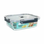 Lancheira Hermética Quttin   Retangular 1,5 L 23 x 17,8 x 7,6 cm (6 Unidades) A Preço de Revenda - nacloset 2