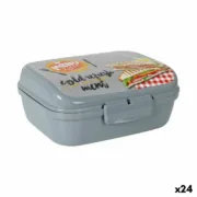 Caixa Sanduíche Titiz Plástico 1 L 16 x 12 x 6,5 cm (24 Unidades) A Preço de Revenda - nacloset