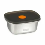 Lancheira Hermética Quttin   Aço inoxidável Retangular 250 ml (24 Unidades) A Preço de Revenda - nacloset 2