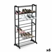 Sapateira Confortime Metal 55,5 x 25 x 95 cm (6 Unidades) A Preço de Revenda - nacloset
