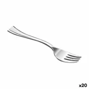 Conjunto de garfos reutilizáveis Algon Prateado 50 Peças 10 cm (20 Unidades) Cozinha | Gourmet - nacloset