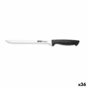 Faca de Presunto Quttin Black Preto Prateado 22 cm (36 Unidades) Cozinha | Gourmet - nacloset