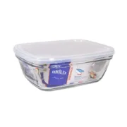 Lancheira Retangular com Tampa Duralex Freshbox Transparente 1,7 L 21,5 x 16,5 x 8 cm (6 Unidades) A Preço de Revenda - nacloset 2