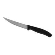 Conjunto de Facas Quttin 11 cm Preto Prateado 6 Peças (12 Unidades) Conjuntos de Facas - nacloset 2