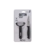Conjunto de Cozinha Quttin Nero Preto 2 Peças (12 Unidades) A Preço de Revenda - nacloset 2