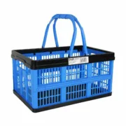Caixa Dobrável com Alças Tontarelli Voilà Azul 16 L 39 x 25,5 x 21 cm (10 Unidades) A Preço de Revenda - nacloset 2