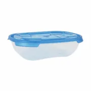 Conjunto de Lancheiras Tontarelli Nuvola 500 ml Azul Retangular 4 Peças (12 Unidades) A Preço de Revenda - nacloset 2