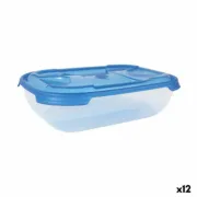 Conjunto de Lancheiras Tontarelli Nuvola 2 L Azul Retangular 2 Peças (12 Unidades) A Preço de Revenda - nacloset