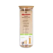 Frasco Quttin Silicone Vidro de Borosilicato 1,55 L 10,2 x 28 cm (12 Unidades) A Preço de Revenda - nacloset 2