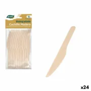 Conjunto de Facas Algon Madeira 12 Peças 16,5 cm (24 Unidades) Conjuntos de Facas - nacloset