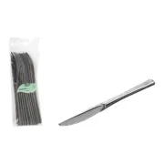 Conjunto de facas reutilizáveis Algon Prateado Plástico 20 cm 10 Peças (24 Unidades) Conjuntos de Facas - nacloset 2