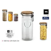 Frasco de Vidro La Mediterránea ACACIA 1,3 L (12 Unidades) A Preço de Revenda - nacloset 2