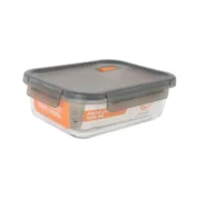 Lancheira Hermética MasterChef Cinzento Transparente Retangular 1,5 L (6 Unidades) A Preço de Revenda - nacloset 2