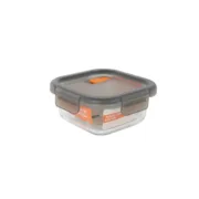 Lancheira Hermética MasterChef Cinzento Transparente Quadrado 530 ml (12 Unidades) A Preço de Revenda - nacloset 2
