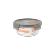 Lancheira Hermética MasterChef Cinzento Transparente Redonda 640 ml (6 Unidades) A Preço de Revenda - nacloset 2