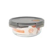 Lancheira Hermética MasterChef Cinzento Transparente Redonda 1,3 L (6 Unidades) A Preço de Revenda - nacloset 2