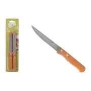 Conjunto de Facas Quttin Natura Castanho Prateado Aço inoxidável 10,5 cm 4 Peças (12 Unidades) Conjuntos de Facas - nacloset 2