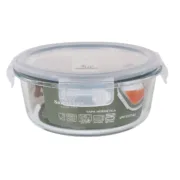 Lancheira Hermética Santa Clara Transparente Ø 17 cm 0,9 l (6 Unidades) A Preço de Revenda - nacloset 2
