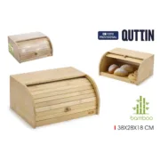Cesta do Pão Quttin Bambu 38 x 28 x 18 cm (4 Unidades) A Preço de Revenda - nacloset 2