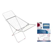 Estendal de Roupa Dobrável 18 m Confortime Hibisco Prateado Metal 180 x 55 x 109 cm (6 Unidades) Casa | Jardim - nacloset 2