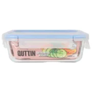 Lancheira Hermética Quttin Boho Transparente Retangular 1 L (6 Unidades) A Preço de Revenda - nacloset 2