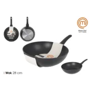 Frigideira Wok MasterChef 28 cm (6 Unidades) Cozinha | Gourmet - nacloset 2