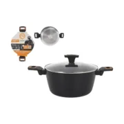 Caçarola com Tampa MasterChef 24 cm 2,5 mm (4 Unidades) A Preço de Revenda - nacloset 2