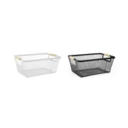 Cesta Multiusos Confortime Metal 33,2 x 22,6 x 13,5 cm (10 Unidades) A Preço de Revenda - nacloset 2