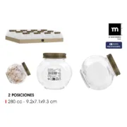 Frasco de Vidro La Mediterránea WOOD 280 ml (48 Unidades) A Preço de Revenda - nacloset 2