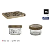 Frasco de Vidro La Mediterránea WOOD 100 ml (72 Unidades) A Preço de Revenda - nacloset 2