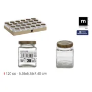 Frasco de Vidro La Mediterránea WOOD 120 ml (96 Unidades) A Preço de Revenda - nacloset 2