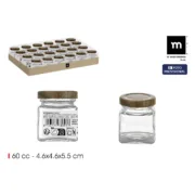 Frasco de Vidro La Mediterránea WOOD 60 ml (72 Unidades) A Preço de Revenda - nacloset 2