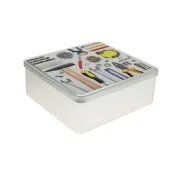 Caixa Multiusos Confortime Tools Metal 23,7 x 22,2 x 8,9 cm (12 Unidades) A Preço de Revenda - nacloset 2